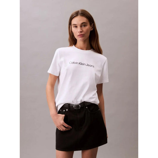 Calvin Klein Γυναικεία κοντομάνικη μπλούζα Institutional Logo Tee